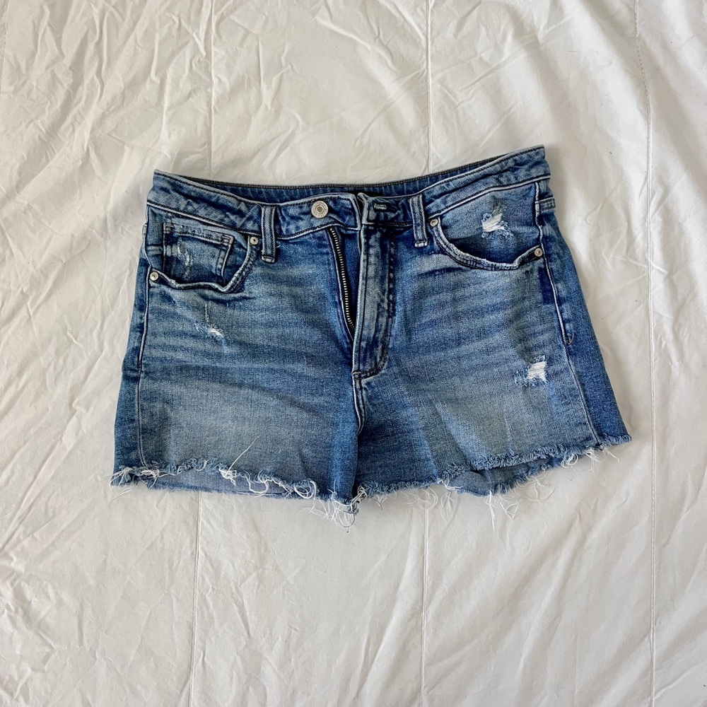 Denim Distressed Women Shorts